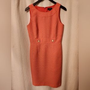 Tahari Sleeveless Coral Dress Size 6